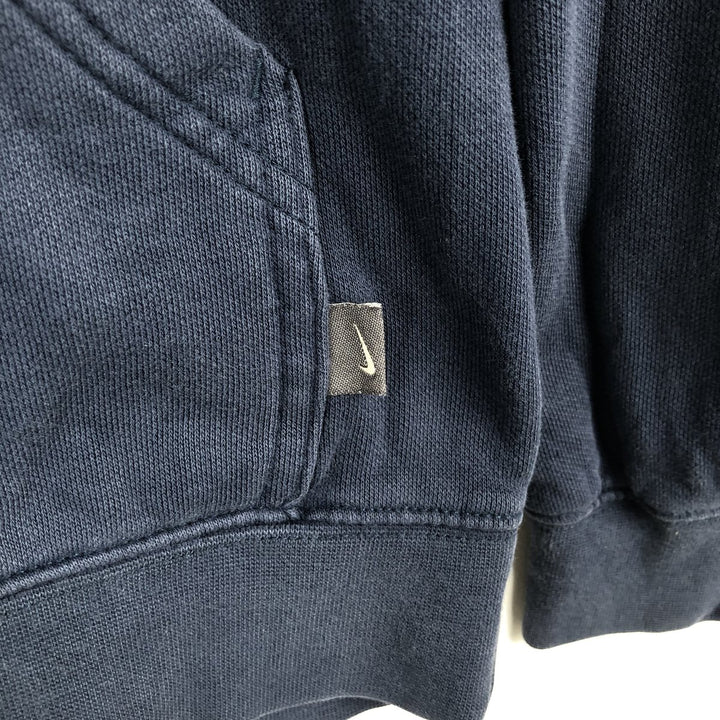 00'S Nike Sweat Pullover Hoodie Men's Size L cotton navy blue type Vintage Second Hand
