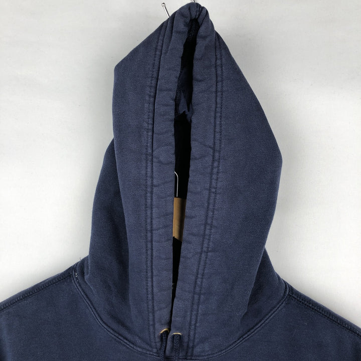 Nike Sweat Pullover Hoodie, Men's Size L cotton navy blue type Vintage Second Hand