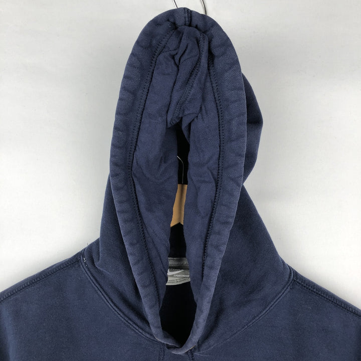 Nike Sweat Pullover Hoodie, Men's Size L cotton navy blue type Vintage Second Hand