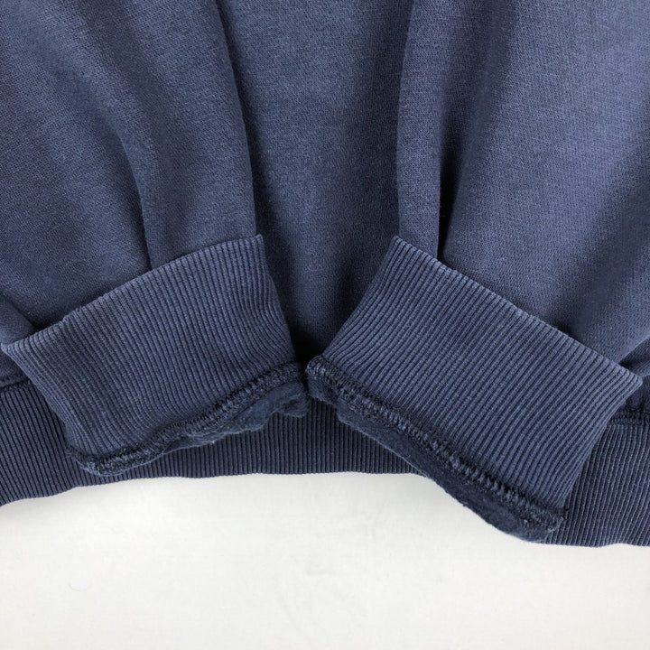 Nike Sweat Pullover Hoodie, Men's Size L cotton navy blue type Vintage Second Hand