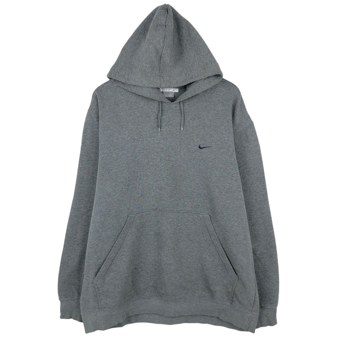 00'S Nike Sweat Pullover Hoodie Men's XL Size cotton Charcoal Vintage Second Hand