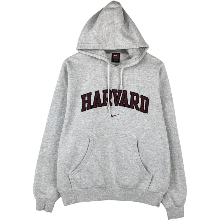 ~2000'S Nike TEAM HARVARD Harvard University Sweatshirt Pullover Hoodie (Men's Size M) cotton gray type Vintage Second Hand