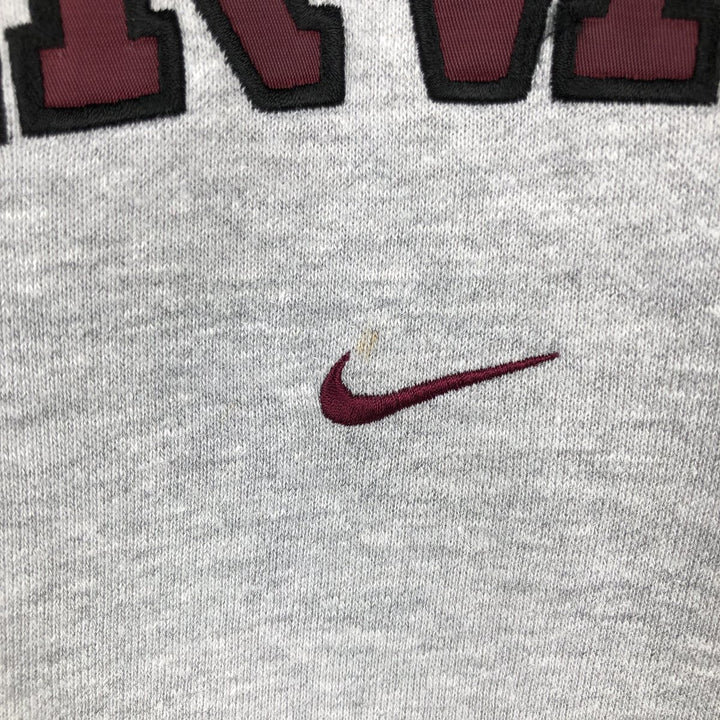 ~2000'S Nike TEAM HARVARD Harvard University Sweatshirt Pullover Hoodie (Men's Size M) cotton gray type Vintage Second Hand