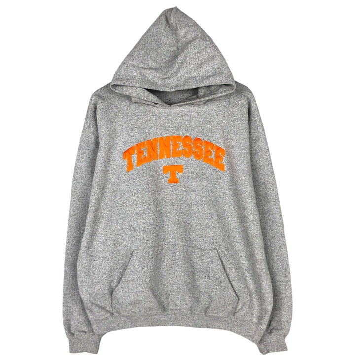 90'S The Cotton Exchange College Sweatshirt Pullover Hoodie, Made in USA, Men's XL equivalent, Vintage cotton gray type Vintage Second Hand