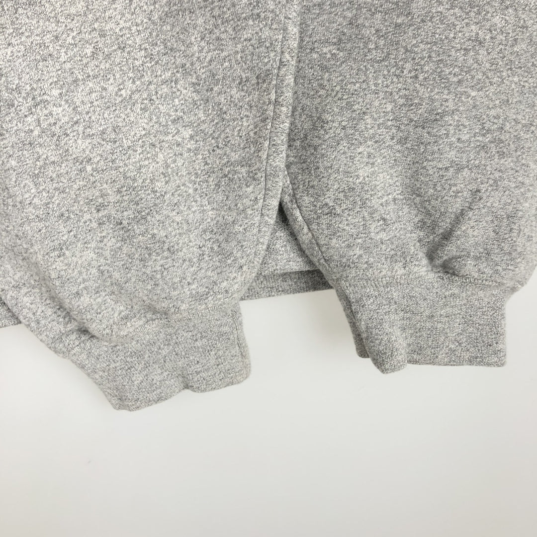 90'S The Cotton Exchange College Sweatshirt Pullover Hoodie, Made in USA, Men's XL equivalent, Vintage cotton gray type Vintage Second Hand