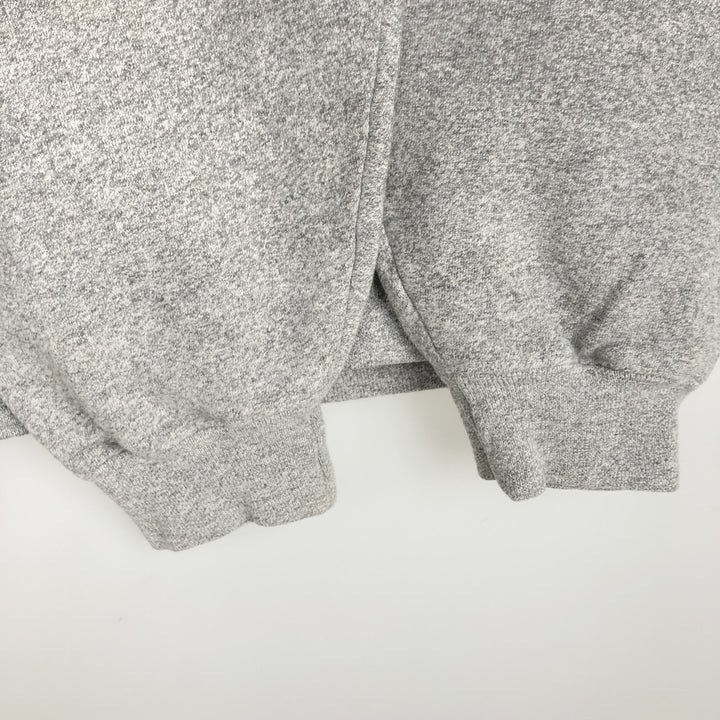 90'S The Cotton Exchange College Sweatshirt Pullover Hoodie, Made in USA, Men's XL equivalent, Vintage cotton gray type Vintage Second Hand