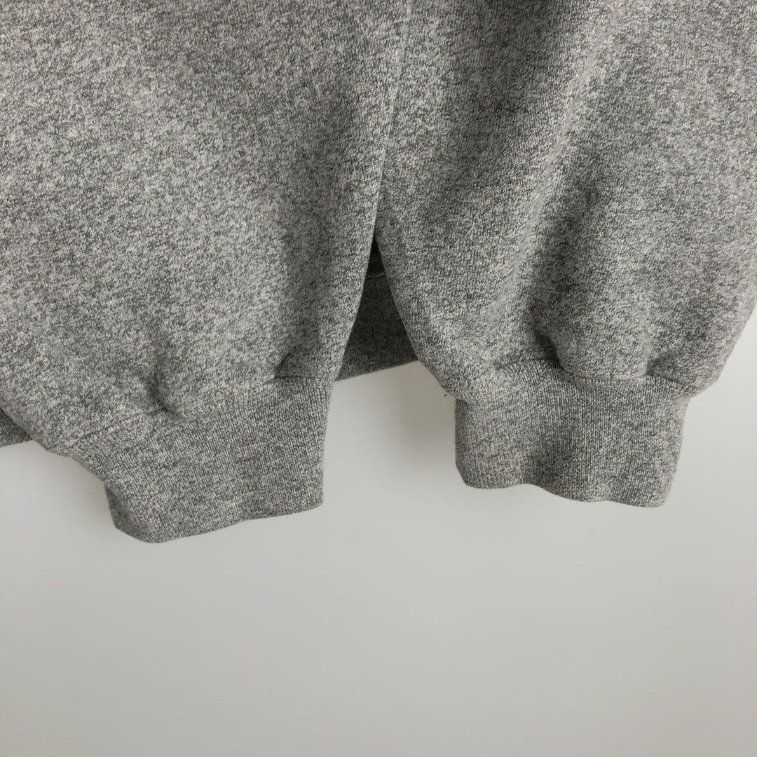 90'S The Cotton Exchange College Sweatshirt Pullover Hoodie, Made in USA, Men's XL equivalent, Vintage cotton gray type Vintage Second Hand