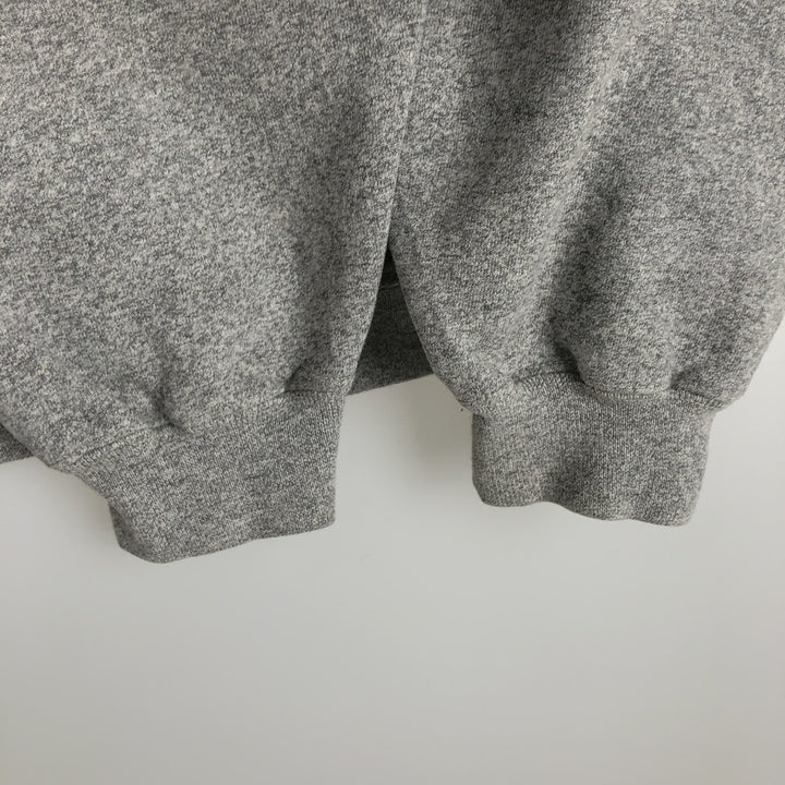 90'S The Cotton Exchange College Sweatshirt Pullover Hoodie, Made in USA, Men's XL equivalent, Vintage cotton gray type Vintage Second Hand