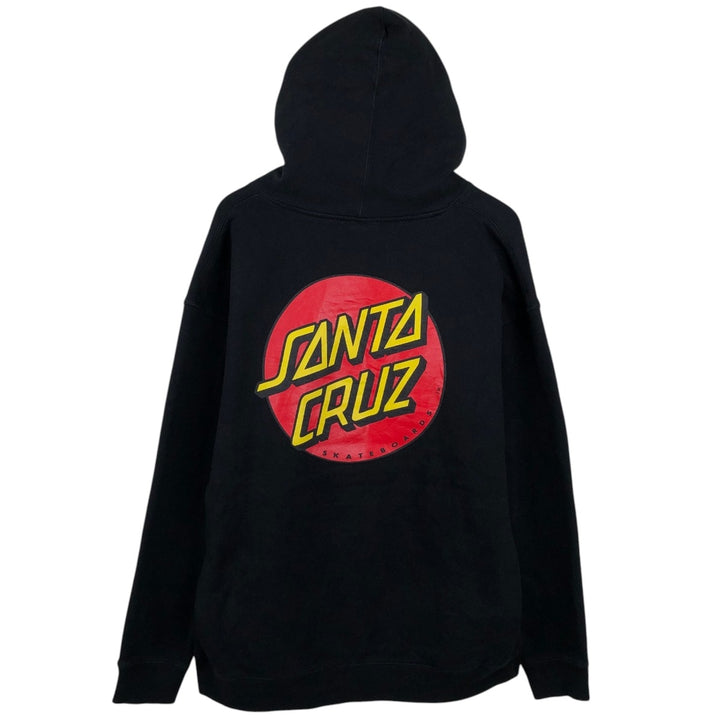 Santa Cruz SANTA CRUZ Sweatshirt Pullover Hoodie, Men's XL cotton black type Vintage Second Hand