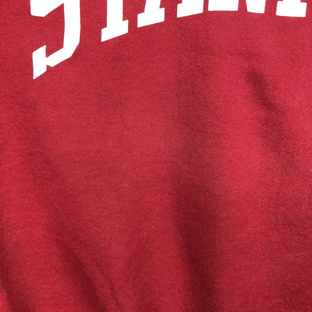 90'S Russell College Sweatshirt, Made in USA, Men's XXL, Vintage cotton red type Vintage Second Hand