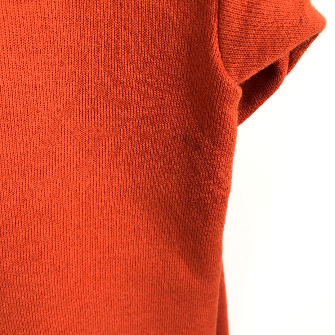 90'S SIGNAL Print College Sweatshirt, Made in USA, Men's XL (approx.) Vintage cotton orange type Vintage Second Hand