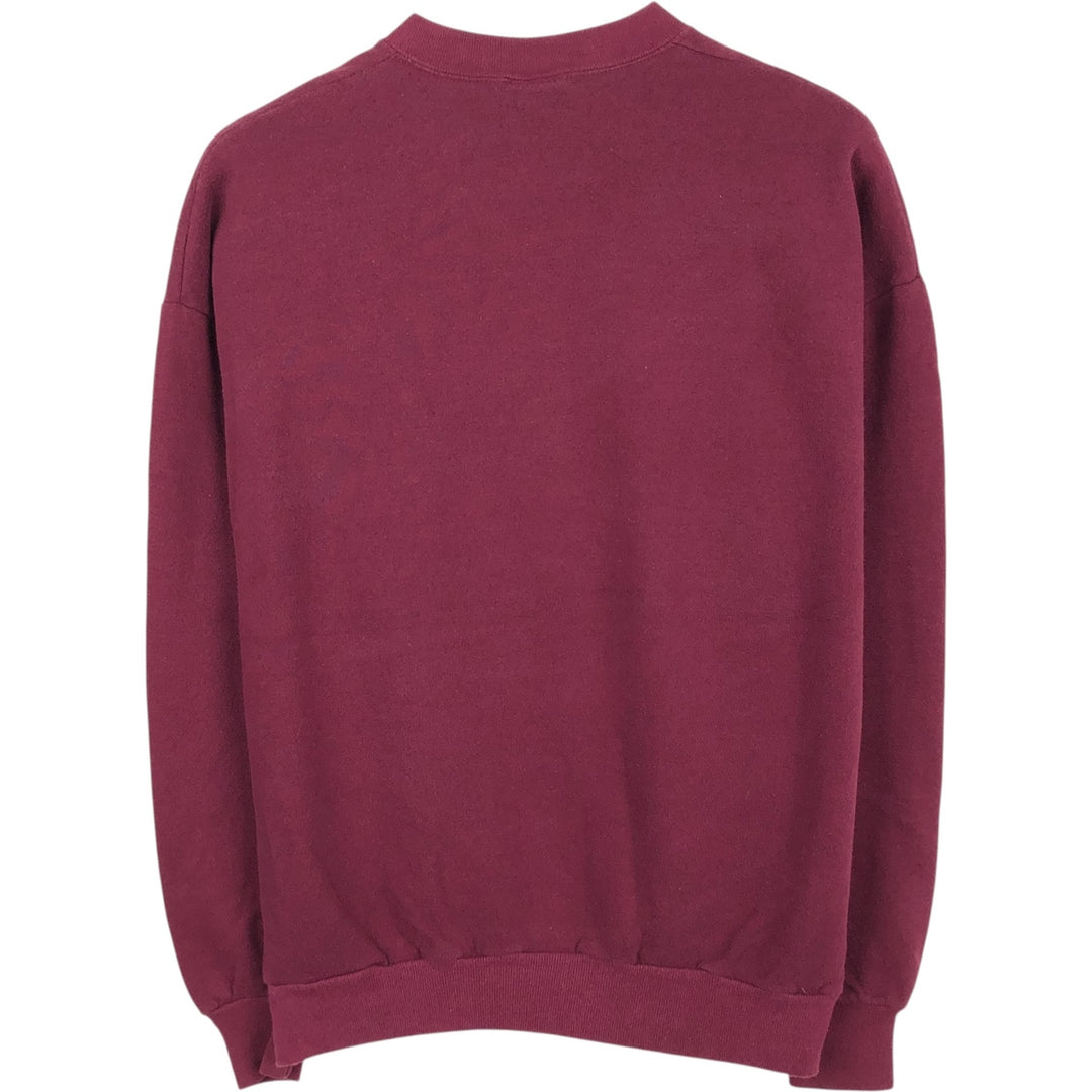 Vintage 90'S RED OAK college sweatshirt, made in the USA, men's size XL cotton Red type red-purple Vintage Second Hand