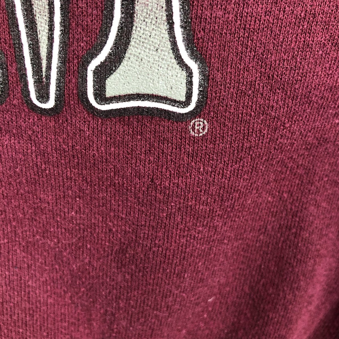 Vintage 90'S RED OAK college sweatshirt, made in the USA, men's size XL cotton Red type red-purple Vintage Second Hand