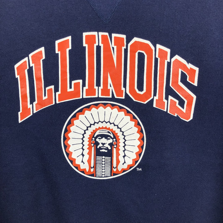 90'S Russell College Sweatshirt, Made in USA, Men's XL, Vintage cotton navy blue type Vintage Second Hand