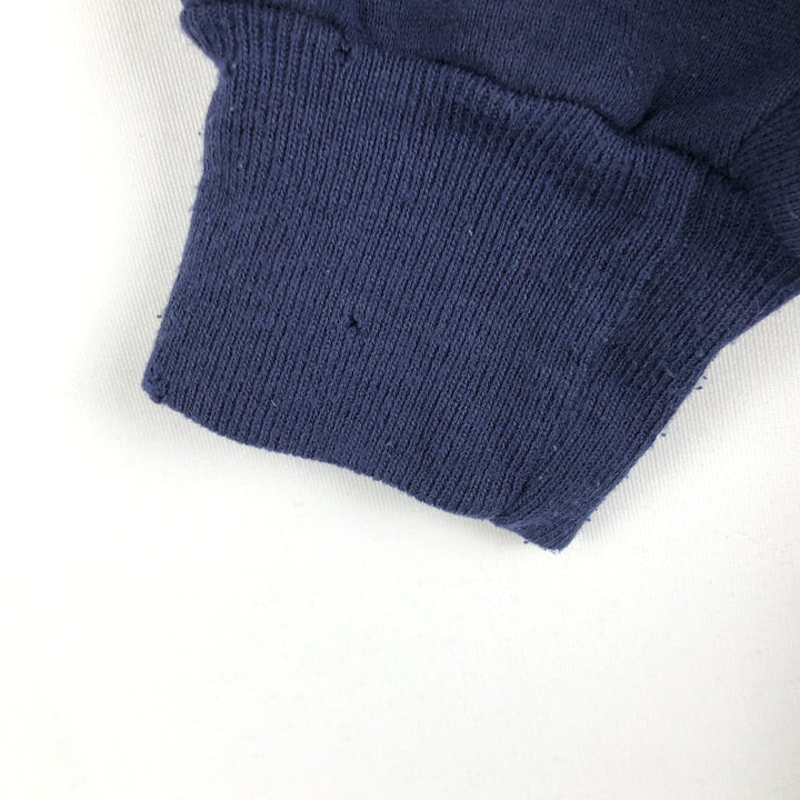90'S Russell College Sweatshirt, Made in USA, Men's XL, Vintage cotton navy blue type Vintage Second Hand