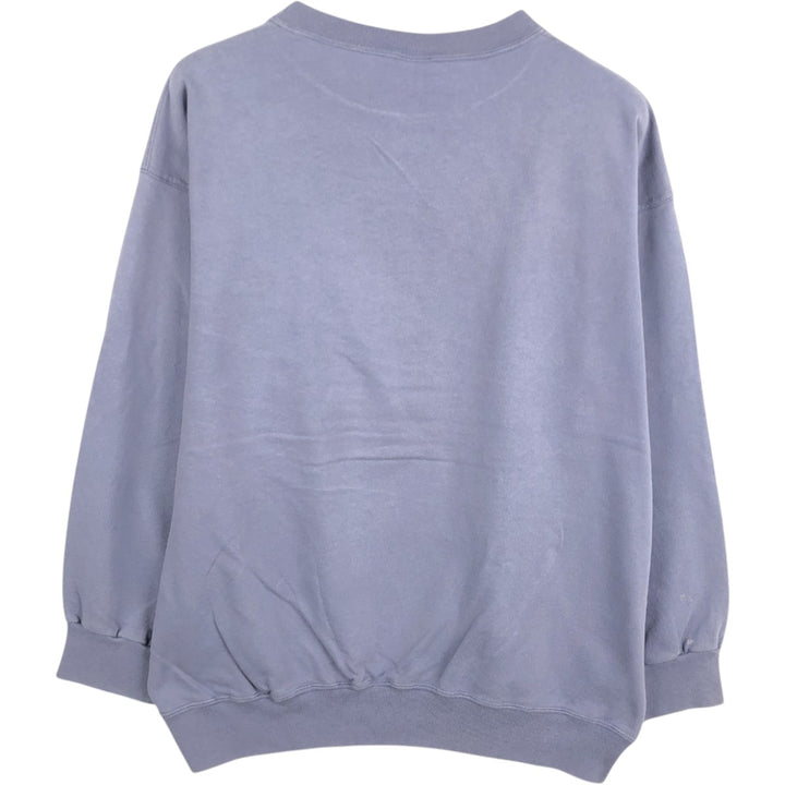 LA SPORTSWEAR College Sweatshirt, Made in USA, Men's Size L (approx.) cotton Blue type light blue Vintage Second Hand