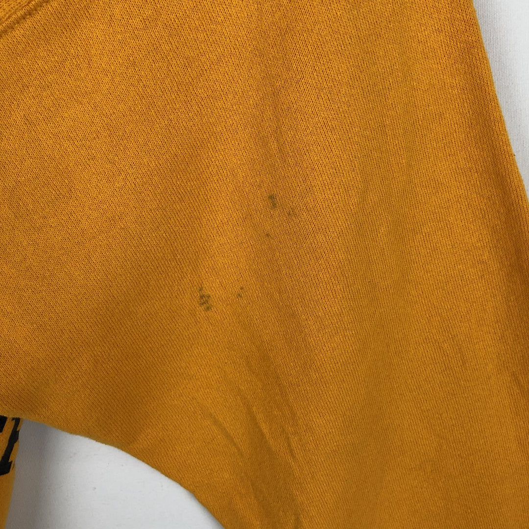 90'S Sophie Soffe Triple Print College Sweatshirt, Made in USA, Men's Size S (Equivalent), Vintage polyester yellow type Vintage Second Hand