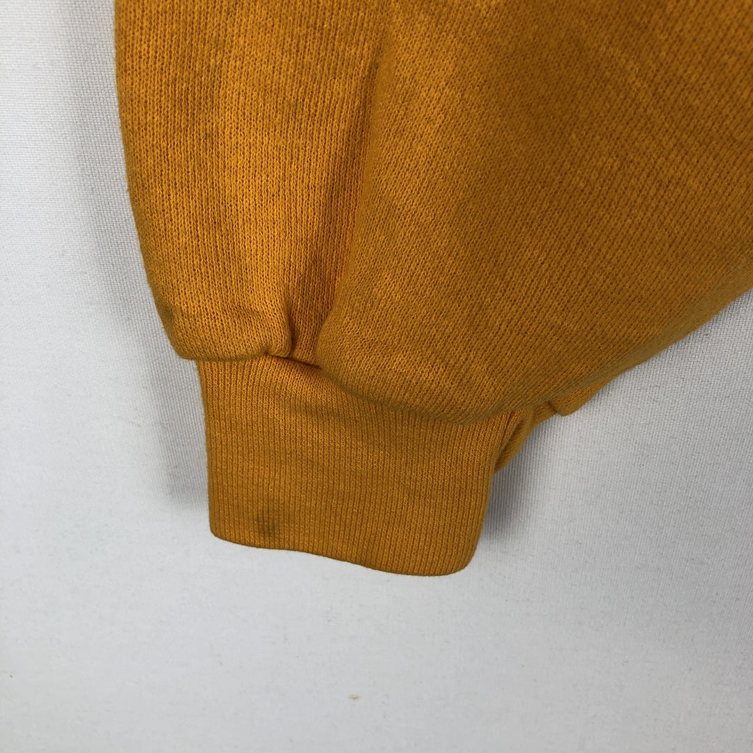 90'S Sophie Soffe Triple Print College Sweatshirt, Made in USA, Men's Size S (Equivalent), Vintage polyester yellow type Vintage Second Hand