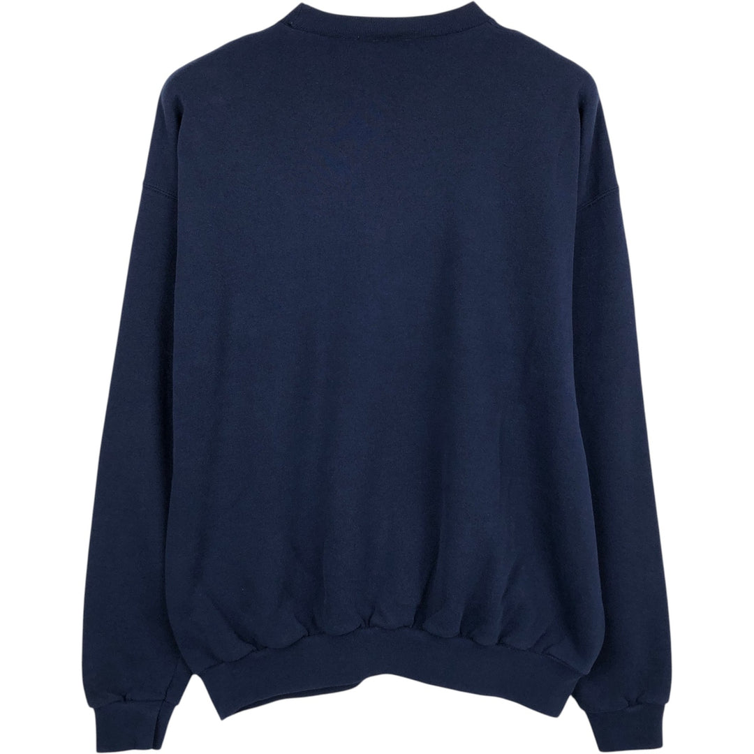 Vintage 90'S Crable Sportswear college sweatshirt, made in the USA, size XL, men's cotton navy blue type Vintage Second Hand