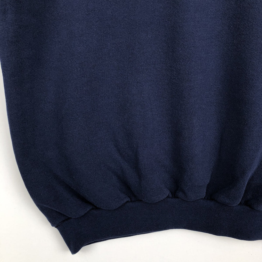Vintage 90'S Crable Sportswear college sweatshirt, made in the USA, size XL, men's cotton navy blue type Vintage Second Hand