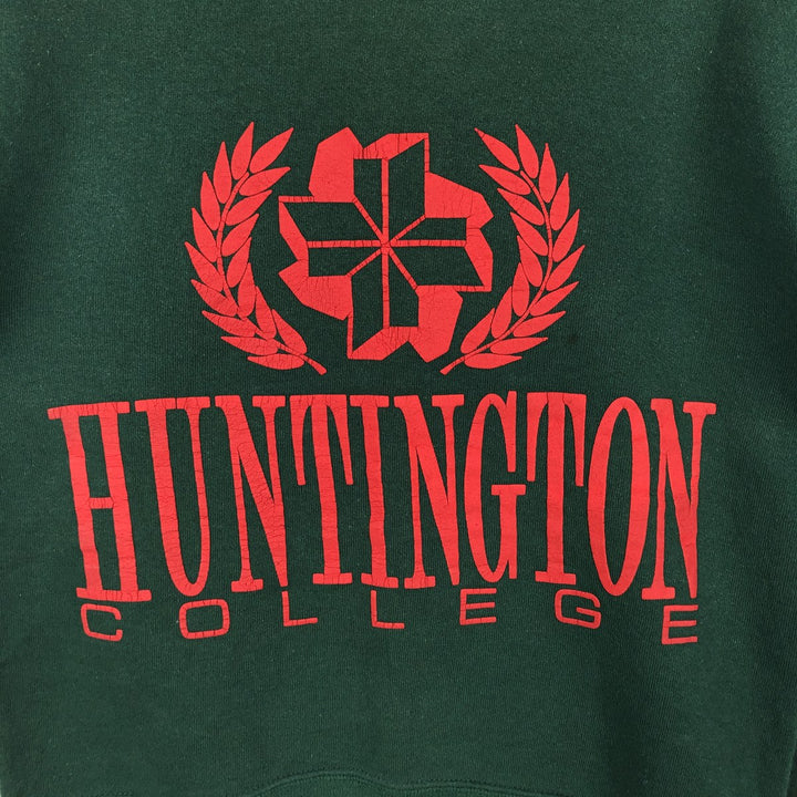 Vintage 90'S Jansport college sweatshirt, made in the USA, size small, men's cotton Green type dark green Vintage Second Hand