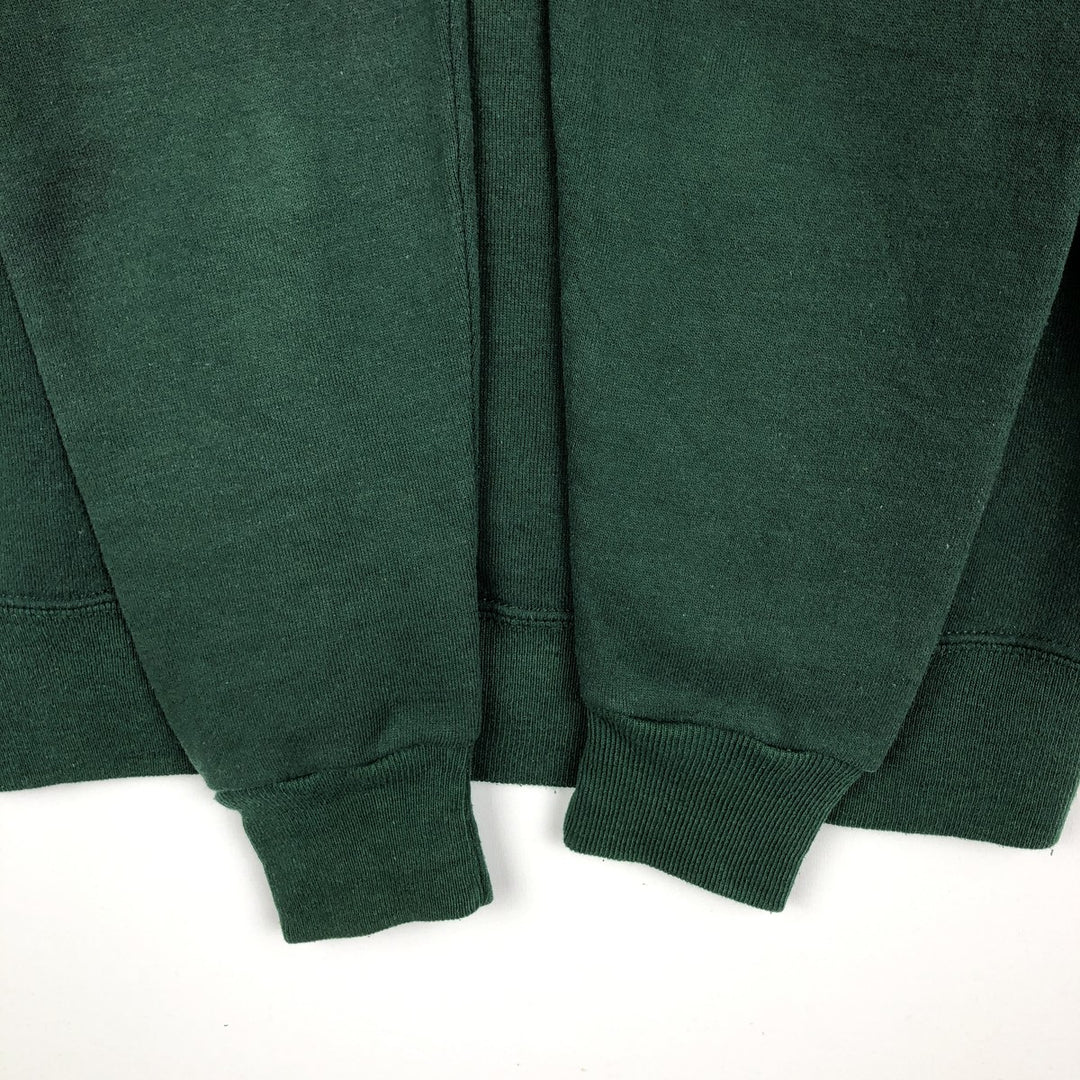 Vintage 90'S Jansport college sweatshirt, made in the USA, size small, men's cotton Green type dark green Vintage Second Hand