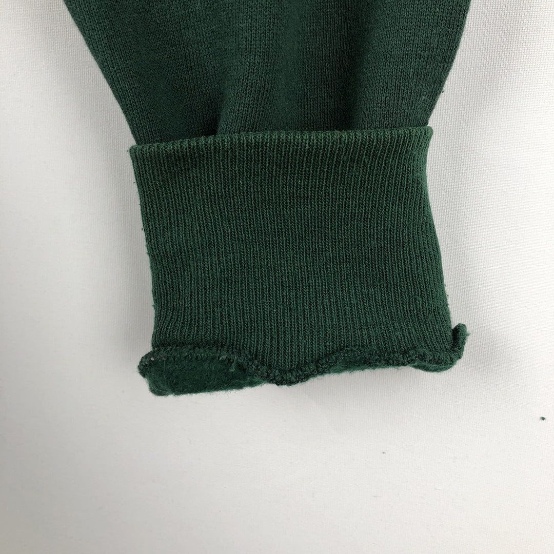 Vintage 90'S Jansport college sweatshirt, made in the USA, size small, men's cotton Green type dark green Vintage Second Hand