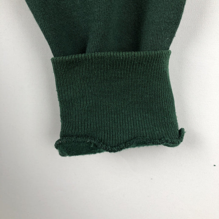 Vintage 90'S Jansport college sweatshirt, made in the USA, size small, men's cotton Green type dark green Vintage Second Hand