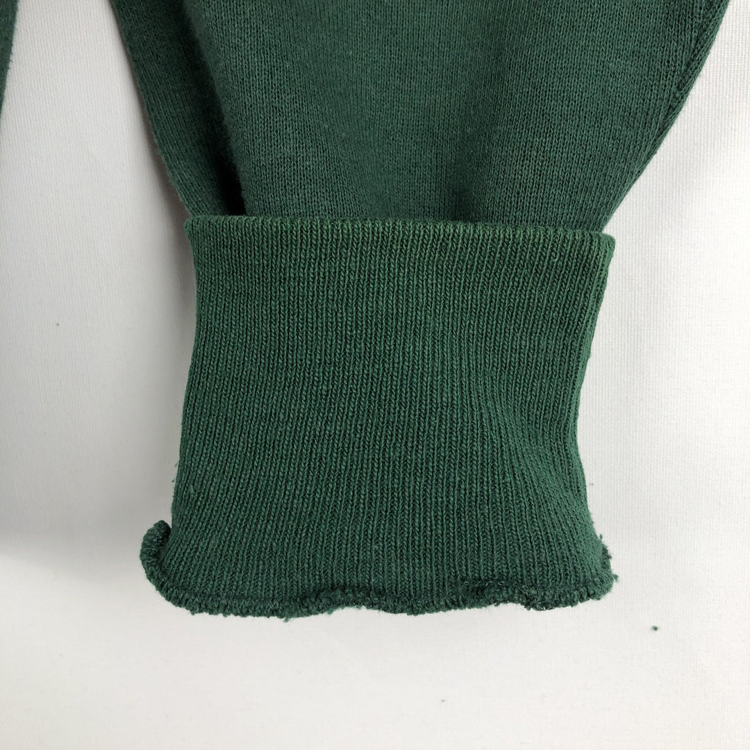 Vintage 90'S Jansport college sweatshirt, made in the USA, size small, men's cotton Green type dark green Vintage Second Hand