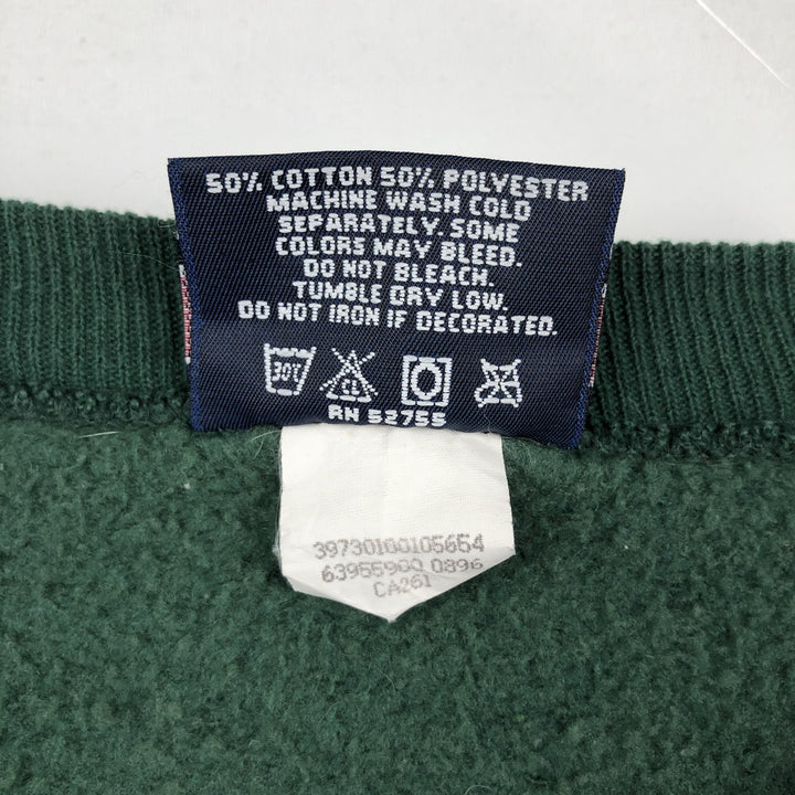 90'S Jansport College Sweatshirt, Made in USA, Vintage cotton Green type dark green Vintage Second Hand