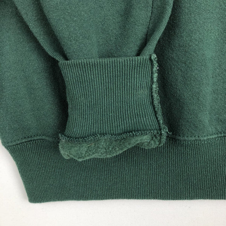 90'S Jansport College Sweatshirt, Made in USA, Vintage cotton Green type dark green Vintage Second Hand