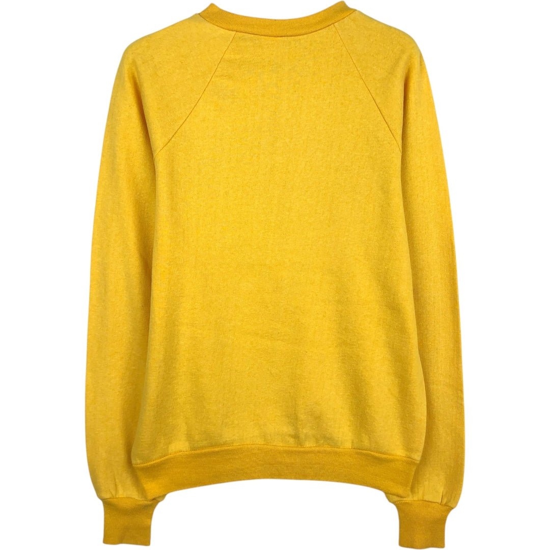 Healthknit 3-Piece College Character Sweatshirt, Made in USA, Men's Size L (Equivalent), Vintage cotton yellow type Vintage Second Hand