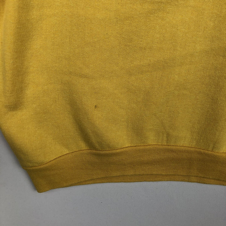 Healthknit 3-Piece College Character Sweatshirt, Made in USA, Men's Size L (Equivalent), Vintage cotton yellow type Vintage Second Hand