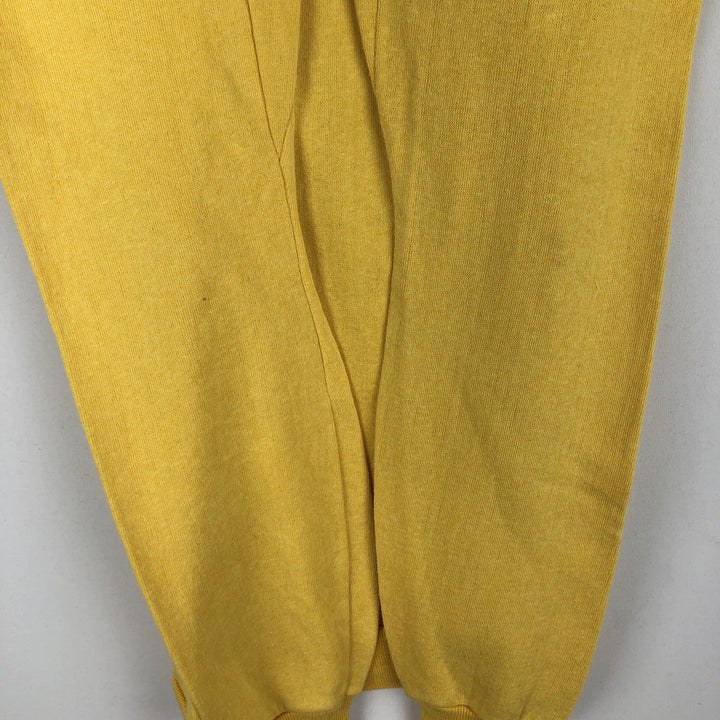 Healthknit 3-Piece College Character Sweatshirt, Made in USA, Men's Size L (Equivalent), Vintage cotton yellow type Vintage Second Hand