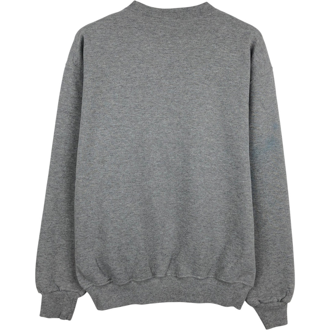 90'S Russell Triple Print College Sweatshirt, Men's Size L (Equivalent), Vintage polyester gray type Vintage Second Hand