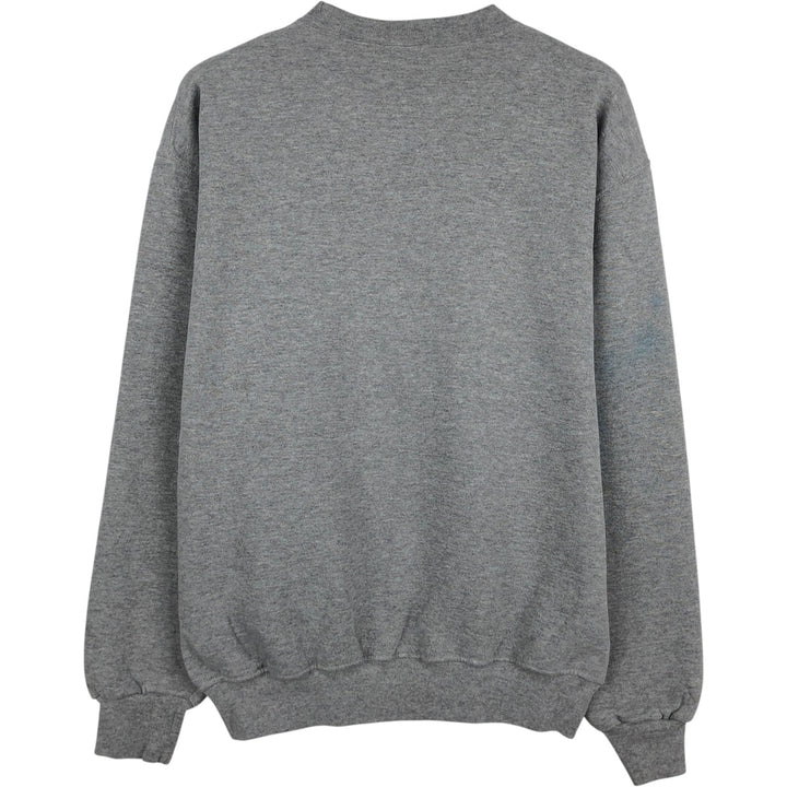 90'S Russell Triple Print College Sweatshirt, Men's Size L (Equivalent), Vintage polyester gray type Vintage Second Hand