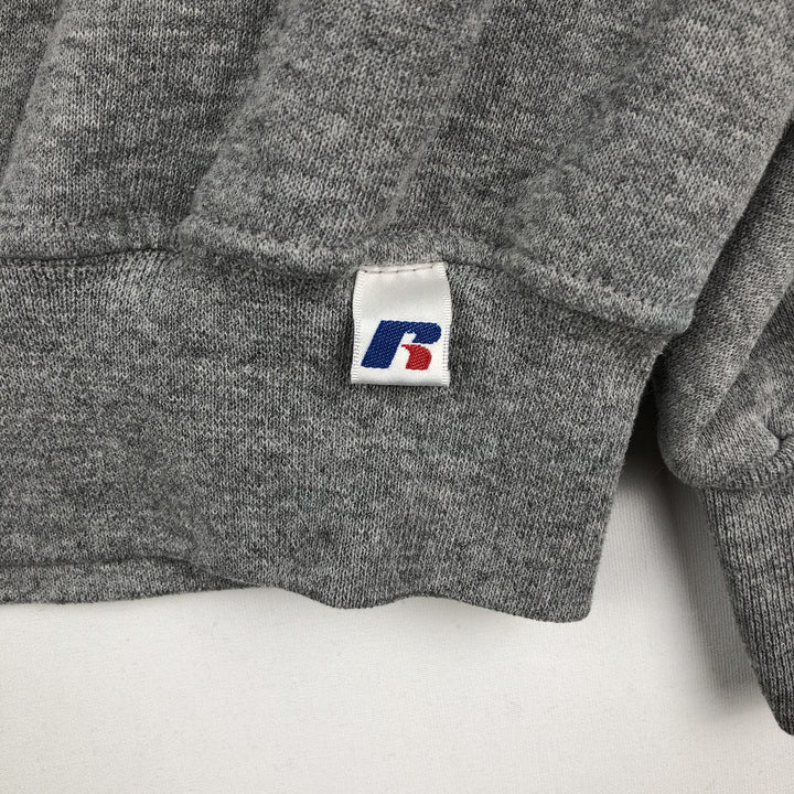 90'S Russell Triple Print College Sweatshirt, Men's Size L (Equivalent), Vintage polyester gray type Vintage Second Hand