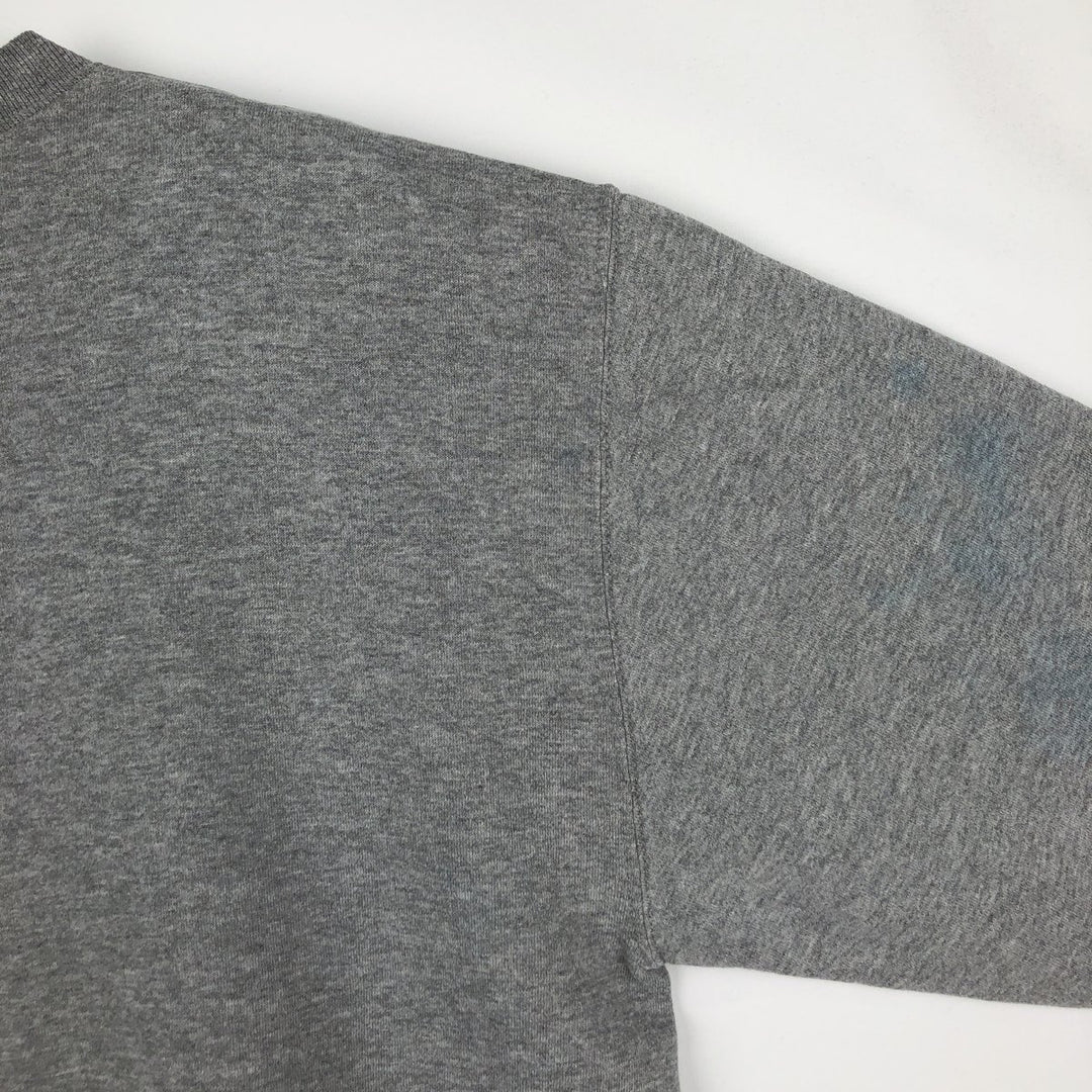 90'S Russell Triple Print College Sweatshirt, Men's Size L (Equivalent), Vintage polyester gray type Vintage Second Hand