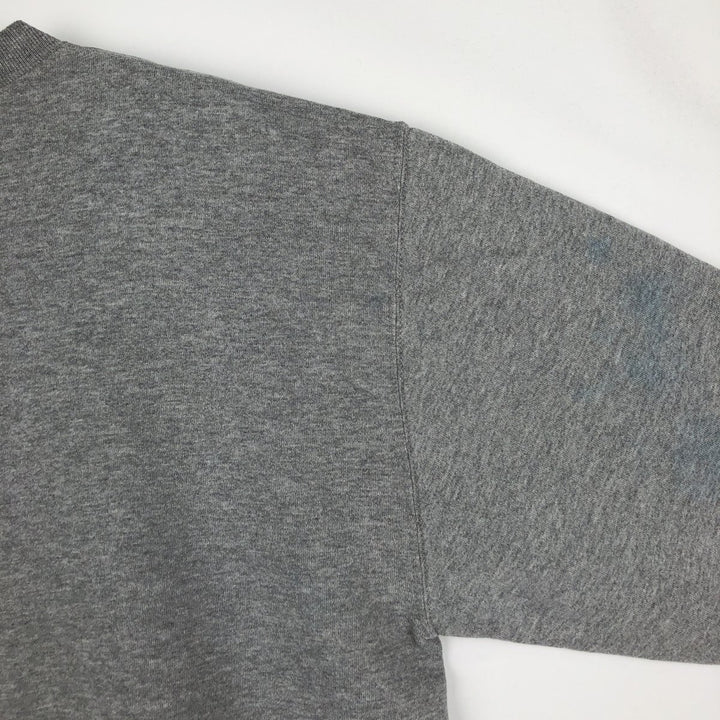 90'S Russell Triple Print College Sweatshirt, Men's Size L (Equivalent), Vintage polyester gray type Vintage Second Hand