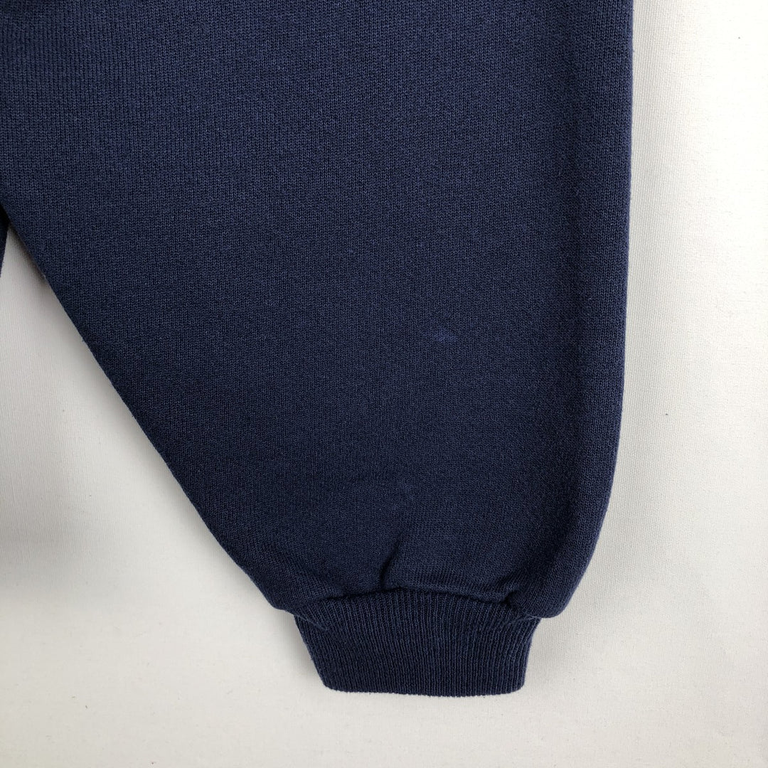 Vintage 90'S Hanes college sweatshirt, size XL, men's cotton navy blue type Vintage Second Hand
