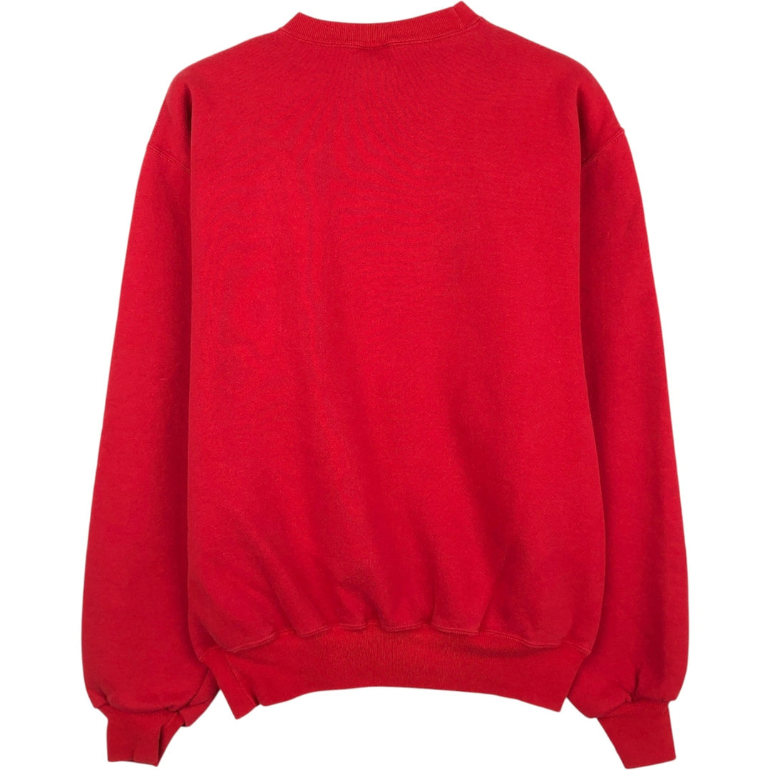 90'S Russell Triple Print College Sweatshirt, Men's Size M (Equivalent), Vintage cotton red type Vintage Second Hand