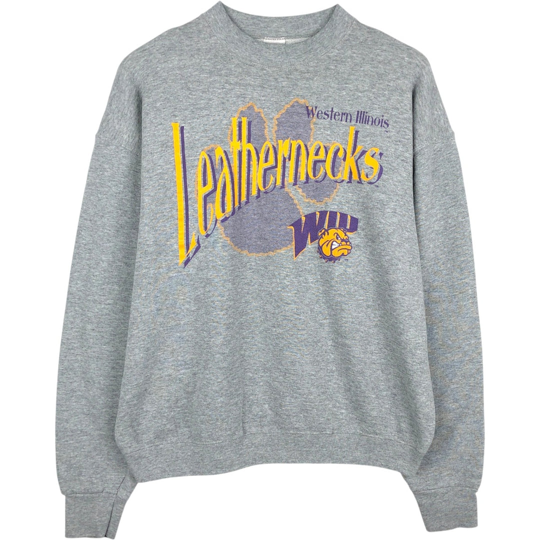 2000'S Fruit of the Loom Best College Sweatshirt (Men's XL equivalent) cotton gray type Vintage Second Hand
