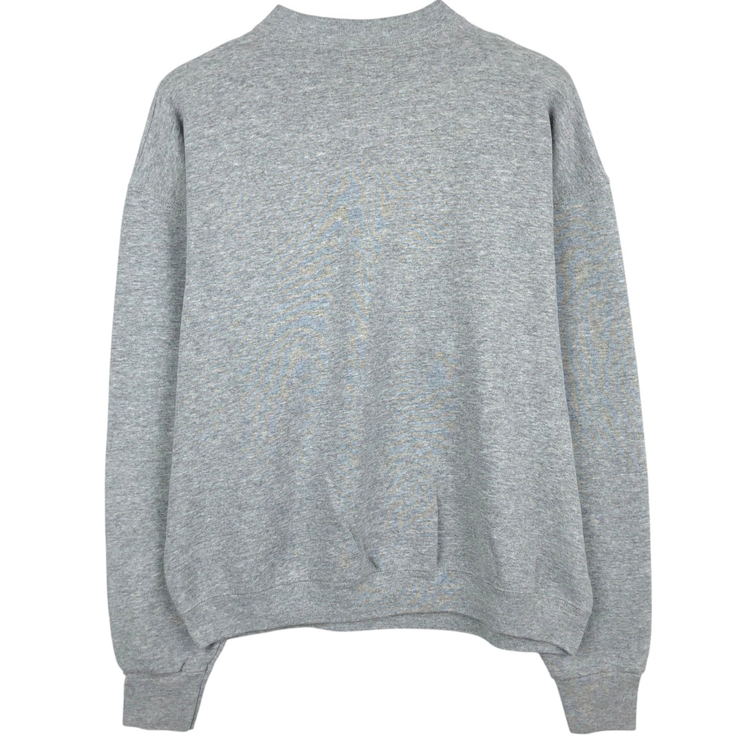 2000'S Fruit of the Loom Best College Sweatshirt (Men's XL equivalent) cotton gray type Vintage Second Hand
