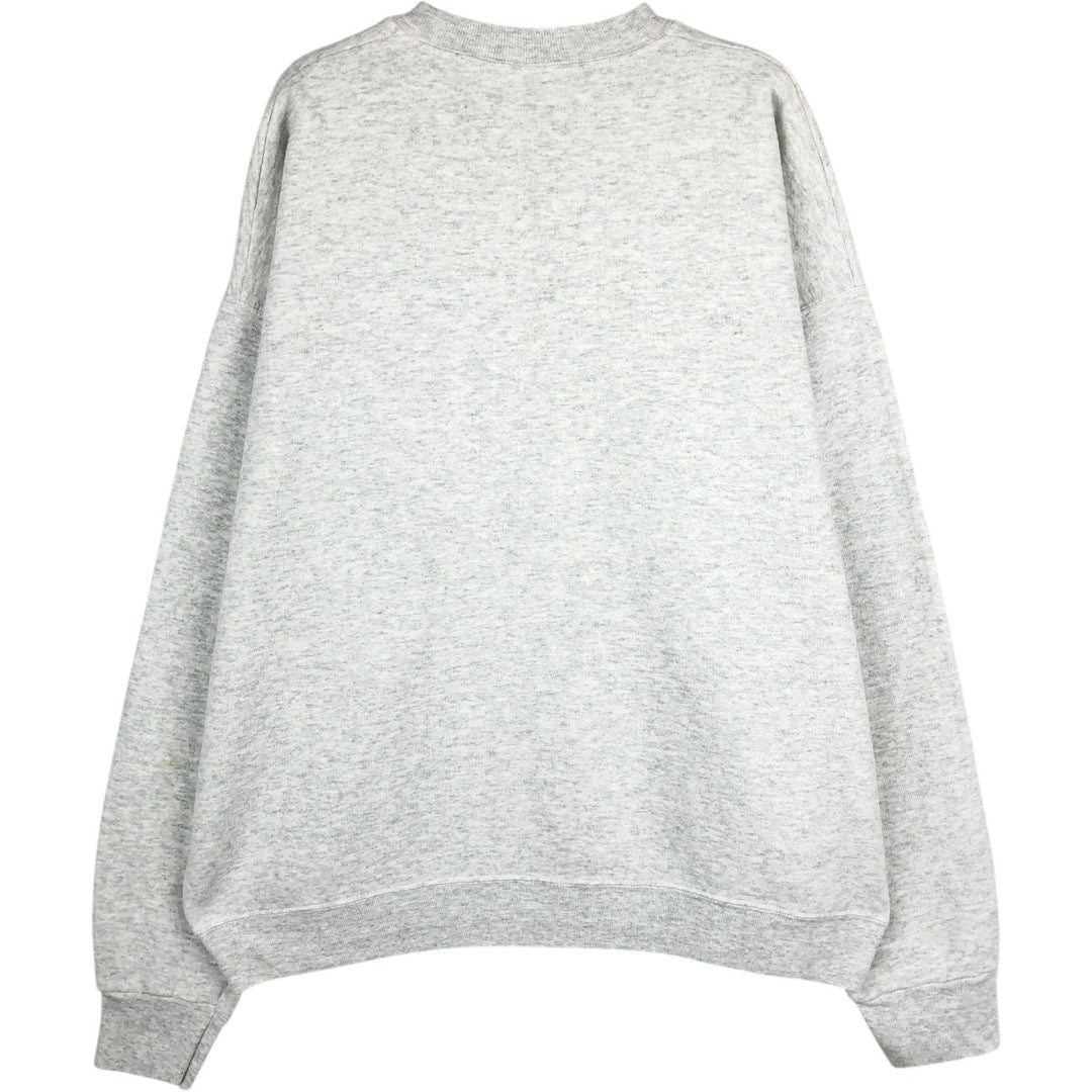 Fruit of the Loom College Sweatshirt, Men's Size XL (approx.), Vintage cotton gray type Vintage Second Hand