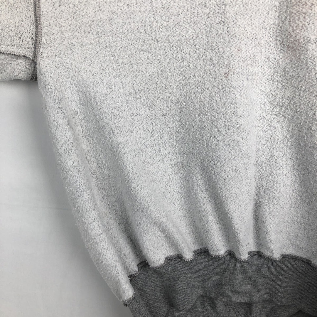 90'S Russell College Sweatshirt, Men's XXL equivalent, Vintage polyester gray type Vintage Second Hand