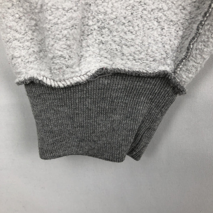 90'S Russell College Sweatshirt, Men's XXL equivalent, Vintage polyester gray type Vintage Second Hand
