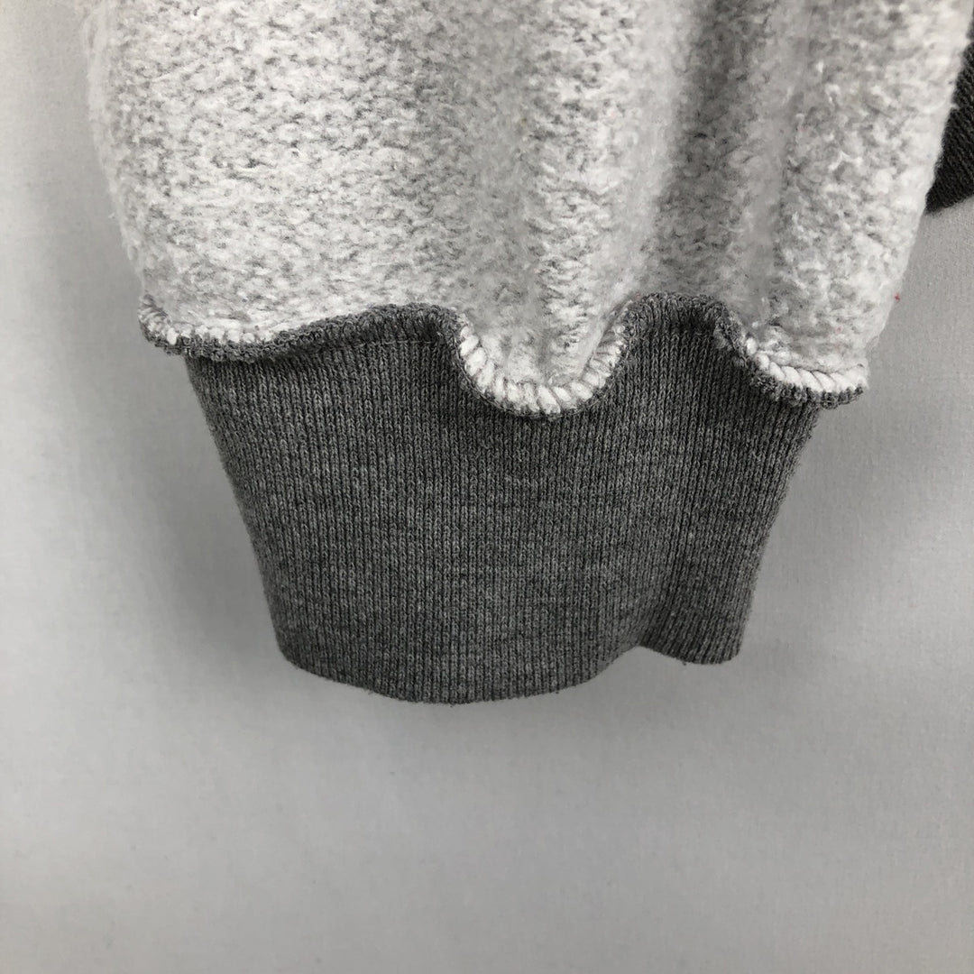 90'S Russell College Sweatshirt, Men's XXL equivalent, Vintage polyester gray type Vintage Second Hand