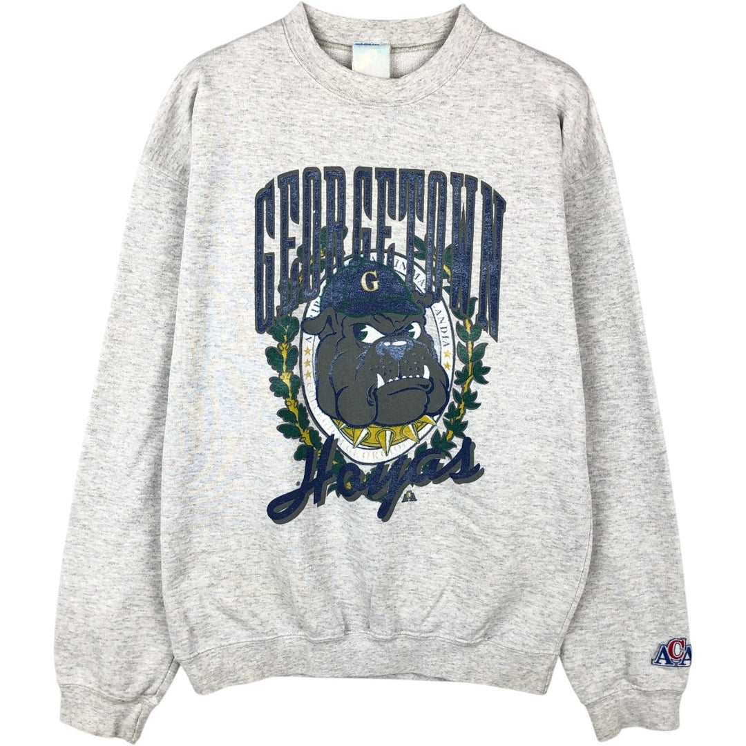 80s-90'S ACA College Character Sweatshirt, Men's Size L (approx.), Vintage unclear gray type Vintage Second Hand