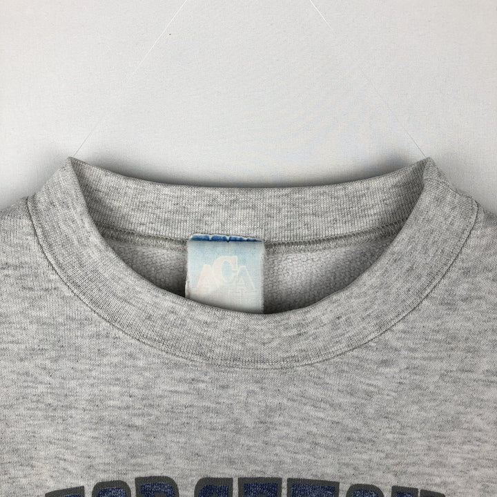80s-90'S ACA College Character Sweatshirt, Men's Size L (approx.), Vintage unclear gray type Vintage Second Hand