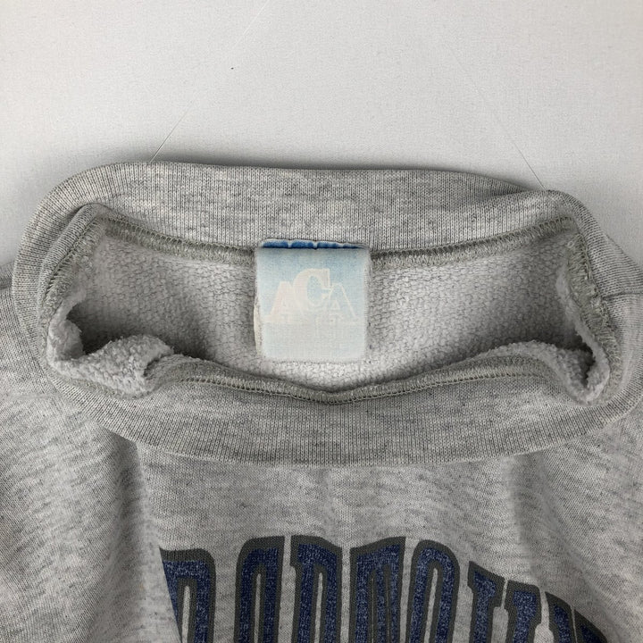 80s-90'S ACA College Character Sweatshirt, Men's Size L (approx.), Vintage unclear gray type Vintage Second Hand